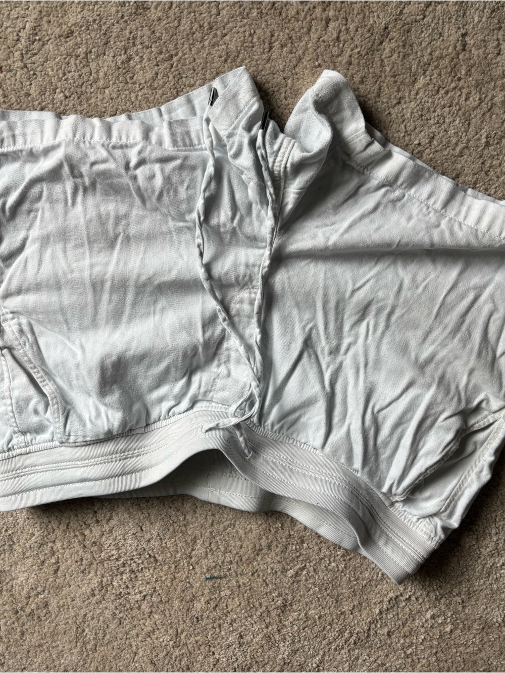 Orvis Light Gray/white Women's Athletic Lounge Shorts